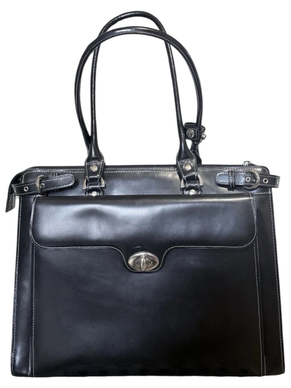 Vintage McKlein Winnetka Breifcase Tote Bag Y2k